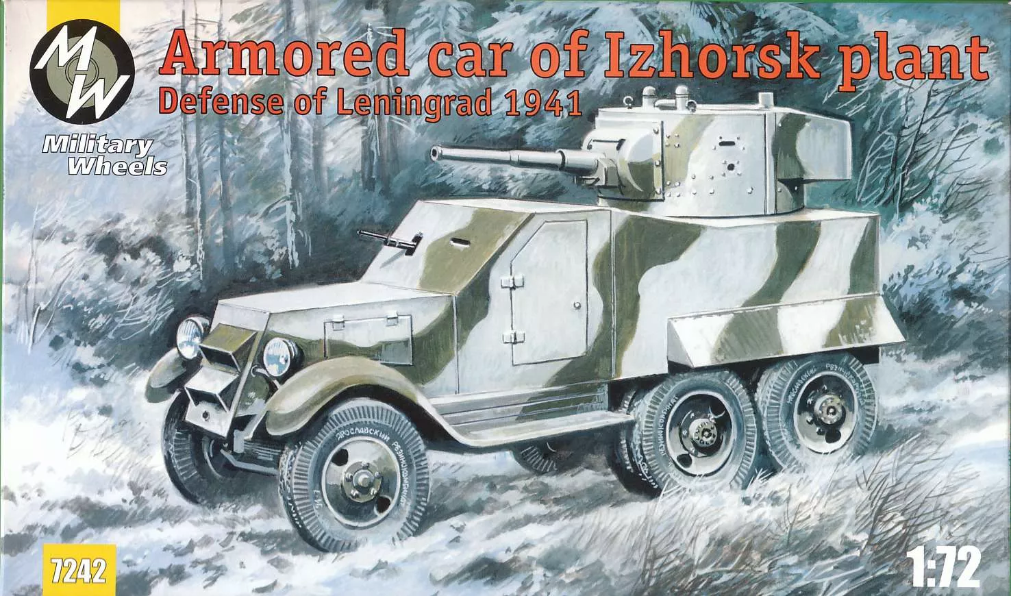 Military Wheels - Armored car of Izhorsk plant, Leningrad 